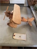 HAND CRAFTED AIRPLANE BY "LEONARD PORTER"