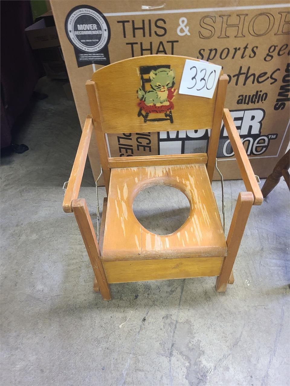 Vintage potty chair.
