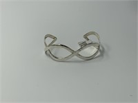 Mexican Sterling Silver twisted cuff bracelet