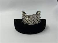 Mexican Sterling woven bracelet
