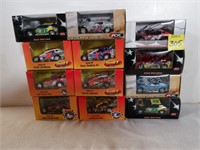 12-1/64th Modified cars--All Autographed