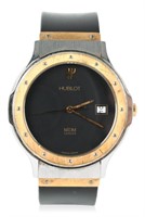 HUBLOT TWO-TONE 18K YELLOW GOLD & STAINLESS STEEL