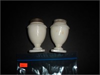 White Vase Salt and Pepper Shakers