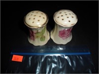 Pink Flowers Salt and Pepper Shakers