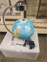 Light up globe and stand.