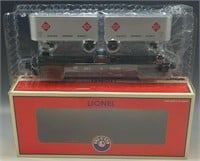 LIONEL REA FLAT CAR WITH TWO TRAILERS 6-26366 NEW