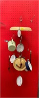 New Hanging Chime of Kitchen Wares Metal Pots Lids