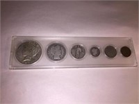 ANTIQUE SILVER COINS IN WHITMAN CASE