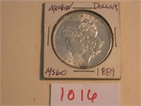 1889 Morgan Silver Dollar MS60…A few carbon spot.