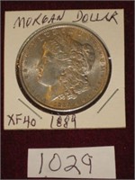 1889 Morgan Silver Dollar XF40