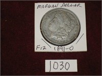 1891-o Morgan Silver Dollar F12