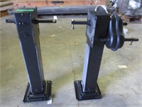 One pair trailer jacks, AXN HD 50,000 pound