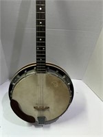 LARK BANJO - SOUNDS GOOD - NEEDS TLC CLEANING