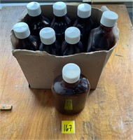 Amber Glass Bottles w/ Caps