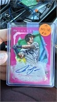 2019 TOPPS INCEPTION JAKE BAUERS AUTOGRAPH RC CARD