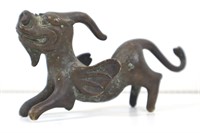 ANTIQUE Chinese Dragon Bronze Statue Figure 5"