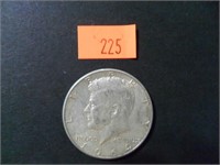 1964 90% Silver JFK Half Dollar= AU