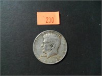 1965 40% Silver JFK Half Dollar= XF