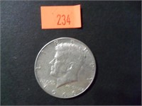 1966 40% Silver JFK Half Dollar= AU
