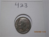 1958 D Roosevelt Silver Dime