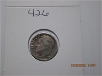 1955 D AU Roosevelt Silver Dime