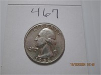 1958 D Washington Silver Quarter