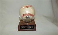 Barry Bonds Signed Baseball Auto Authenticated