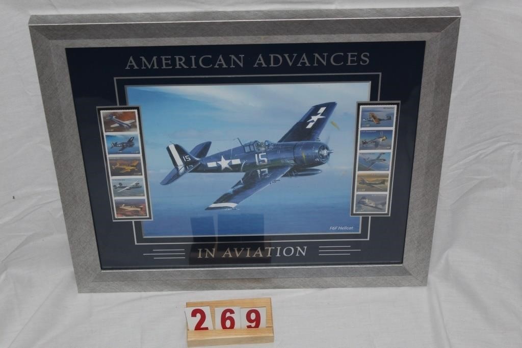 American Advances in Aviation  F6F Hellcatframed