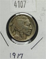 1917 Buffalo Nickel VG8 Condition