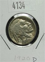 1920 D Buffalo Nickel VG8 Condition