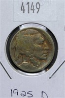 1925 D Buffalo Nickel G4 Condition