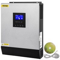 VEVOR Hybrid Solar Inverter, 3KVA 2400W, Pure Sine