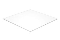 Falken Design Acrylic Plexiglass Sheet, White Opaq