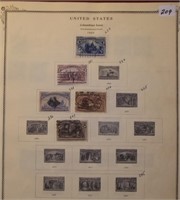 1893 Columbian Issue sheet