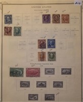 1895 United States Sheet Stamps Watermarked