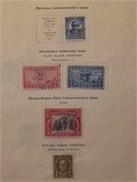 1928-1929 USPS Sheet