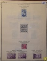 1934 USPS Stamp sheet,