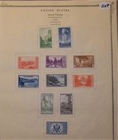 1935 USPS Parks/SD Special Printing Imperforate