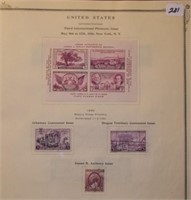 1936 Third International Philatelic Sheet