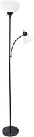 Simple Designs Floor Lamp With Reading Light