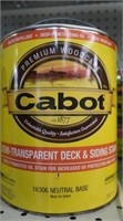 Cabot Semi Transparent Deck & Siding Stain