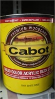 Cabot Solid Color Acrylic Siding Stain White Base