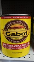 Cabot Solid Color Acrylic Siding Stain White Base