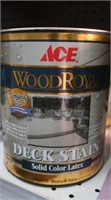Ace Wood Royal Solid Color Latex Deck Stain Med