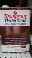 2 Thompson's Water Seal Solid Stain-Acorn Brown-1