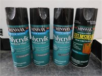 3 Minwax Interior Polyacrylic Clear & Satin