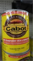 4 Cabot Semi Transparent Deck & Siding Stain