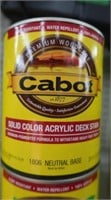 3 Cabot Solid Color Acrylic Deck Stain Neutral