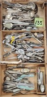 Large Selection of Silver Plate Silverware