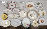 Hand Painted China Plates & Trays